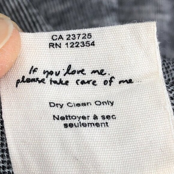 Aritzia Wilfred Heather Grey Ribbed Wool Longsleeve Round Neck Round Hem Dress M - Picture 10 of 16